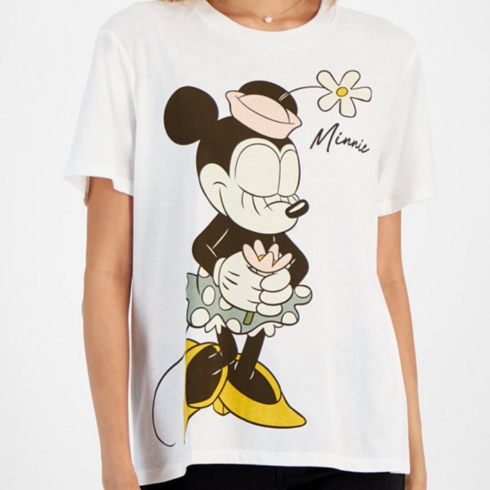 Bnwt Disney brand Minnie mouse t shirt size small juniors 4/6
